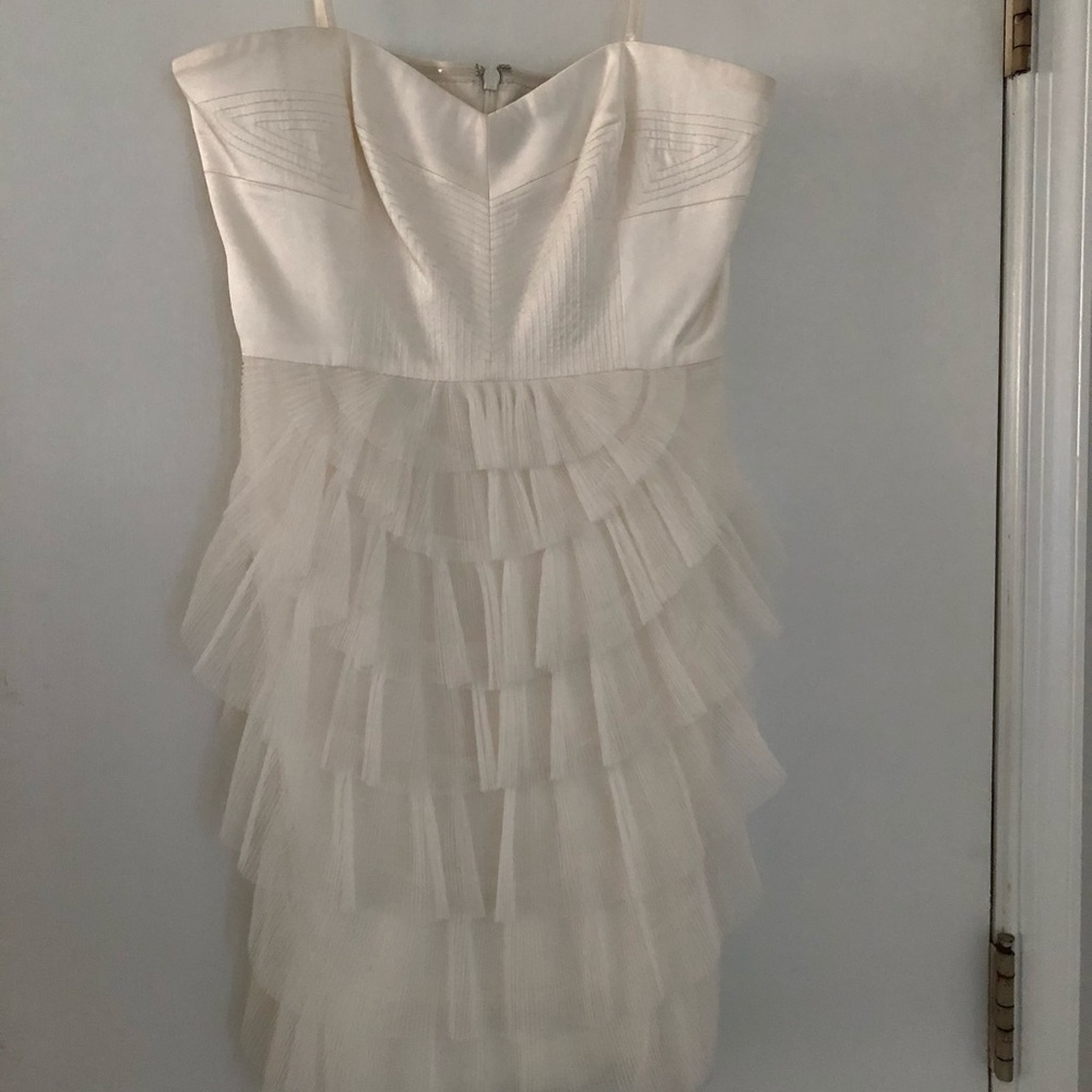 BCBG Cream Cocktail Dress